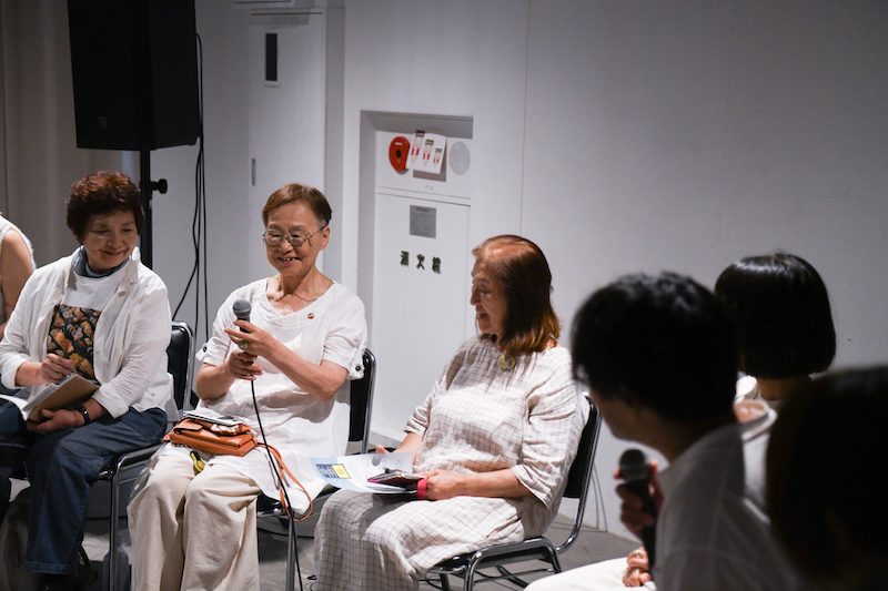 3名の「ばあばのおだいどこから」出演者をお呼びしてのトーク